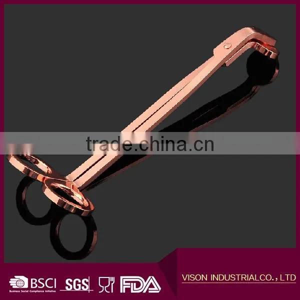 Rose Gold Stainless Steel Candle Wick Trimmer (C002) photo-2
