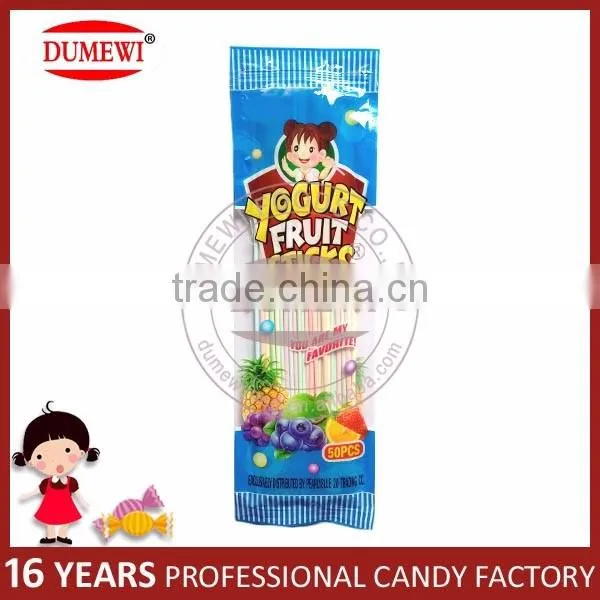 Long Fruit Flavor Yogurt CC Stick Straw Candy photo-2