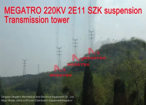 MEGATRO 220kv Double Circuit 15° Angle Pole photo-3