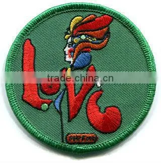 2017 China Customized Logo High Quality Washable Garments Embroidery Patches Badges photo-6