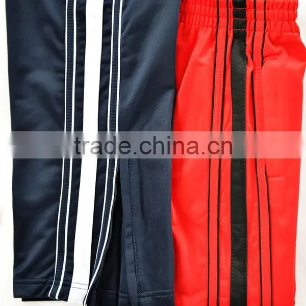 Hotest Sale Sport Pants 200g Polyester Tricot With Inner Brushed Pants With Zipper on Hem photo-5