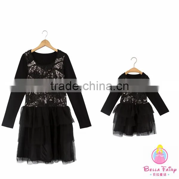 Wholesale Mother and Daughter Matching Dresses Mommy and me Clothing photo-2