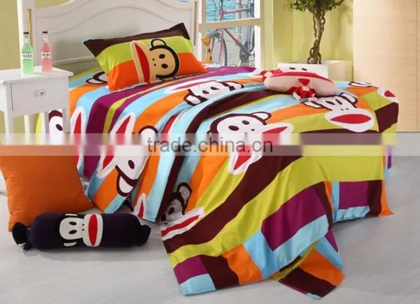 3 Pieces Cotton Printed Bed Sheet photo-5