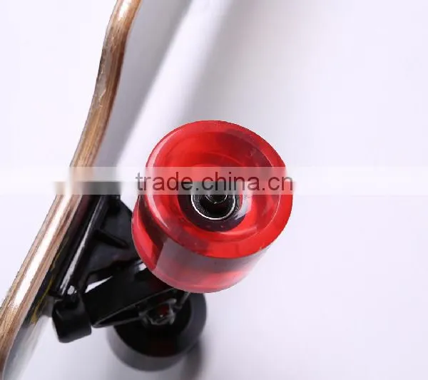 HSJ63 4wheels Longboard Wholesale Freestyle Maple Longboard Skateboard photo-4
