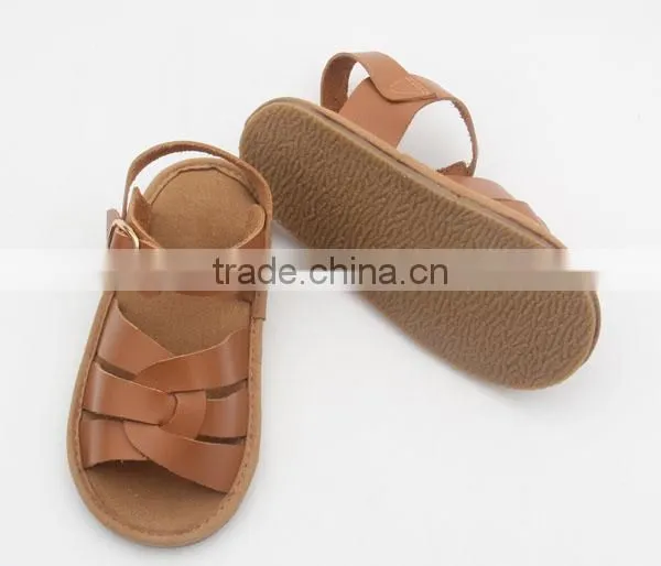 2017 Handmade Lovely Rubber Soles Shoes Wholesale Kids Sandals China photo-3