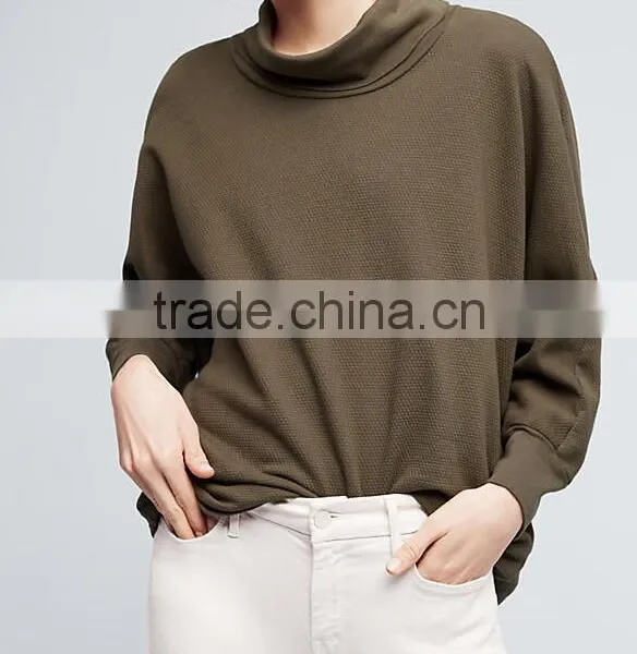 2017 Oem Fashion Wholesale Women Fleece Pullover Hoodie Sweater Women Fleece Pullover Sweater photo-3
