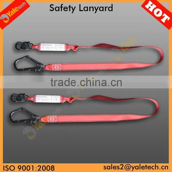 YL-E509 Fall Arresters With Rope/cheap Lanyards/adjust Rope Lanyard
