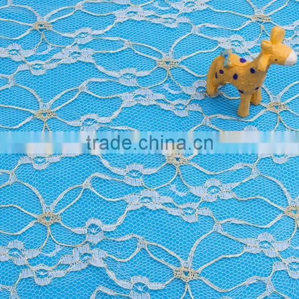 Gold Thread Small Plum Flower Bud Silk Fabrics photo-2