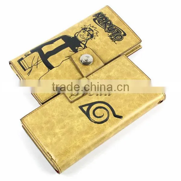 Janpenese Hot Anime Naruto PU Wallet Naruto Cosplay Wallet Cartoon Wallet for Boys photo-3