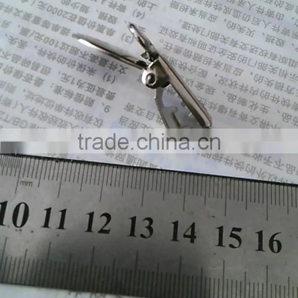 High Quality Round Face 1 Inch Metal Suspender Clips Round Cover Clips for 2.5cm Webbing With PVC Protect Cushion photo-4
