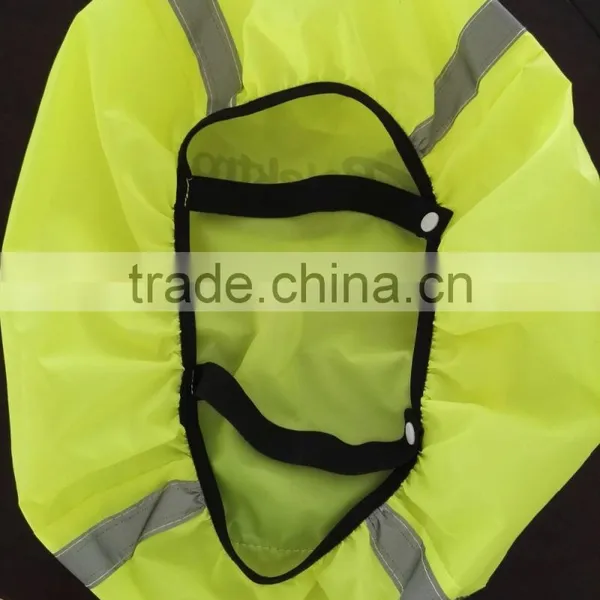 Hot Sale Fluorescent High Visible Waterproof Safety Reflective Backpack Cover photo-2