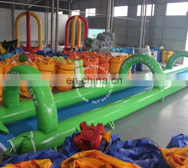 Inflatable Long Slip and Single Lane Slide Inflatable Water Slide for Sale photo-6
