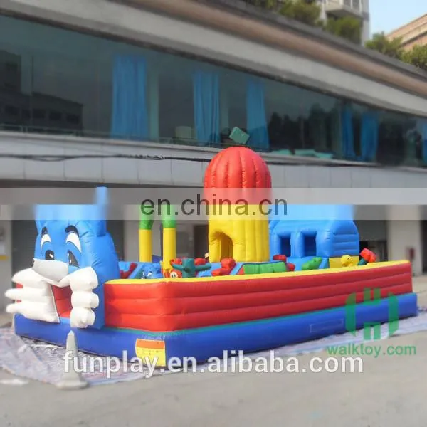 Attractive! 0.55 mm Pvc Amusement Park Inflatable Playground for Adult or Kid Hot Sale photo-2