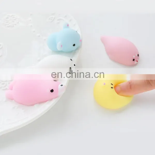 Newest Squishies Wholesale Mini Cat Squishy Bear Slow Rising Animal Toys photo-3