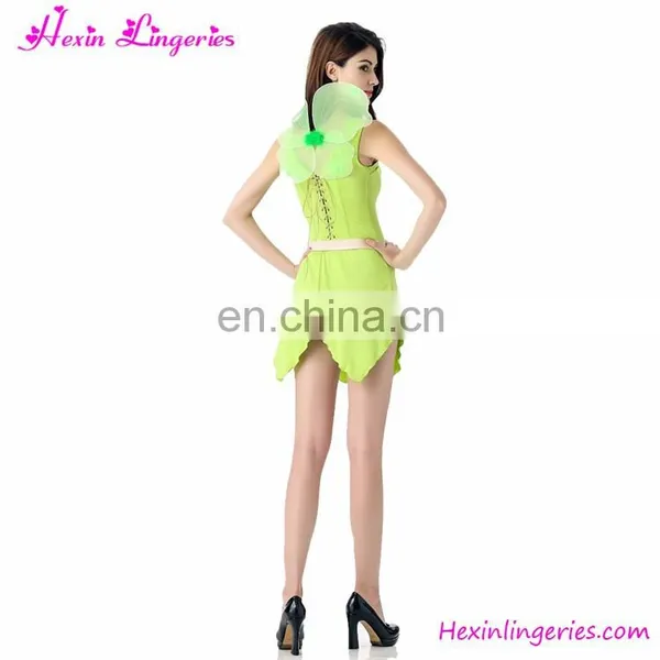 Fancy Dress Sexy Green Costumes Adults Fairy photo-6