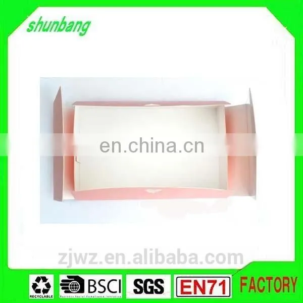 Folding Pink Color Art Paper & Paper Candy Box With Bottom Insert photo-3