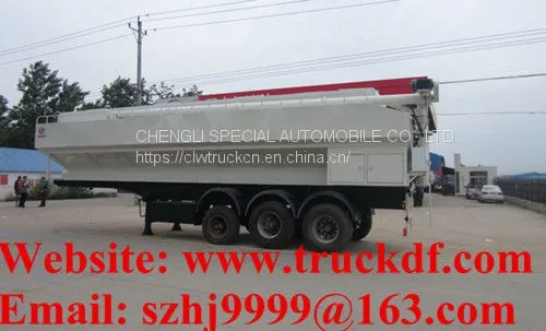 2018s High Quality and Competitive Price 3 Axles LHD CLW Brand Electronic Discharging Feed Tank Trailer for Sale photo-3