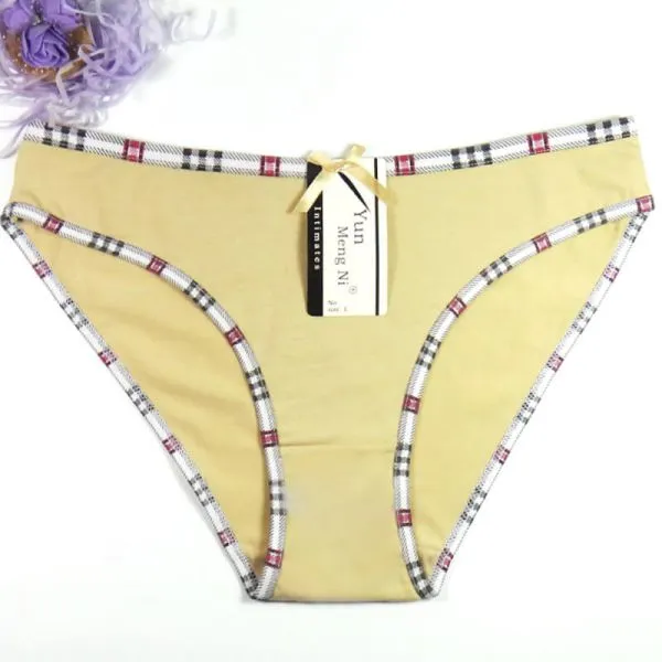 Wholesale Brand Yun Meng Ni Sexy Underwear Soft Cotton Girls Briefs Preteen Panty For Women photo-4