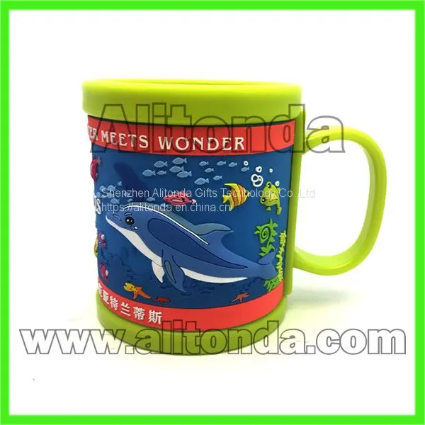 Custom Pvc Children Cartoon Animal Mugs for Promotional Gifts photo-4