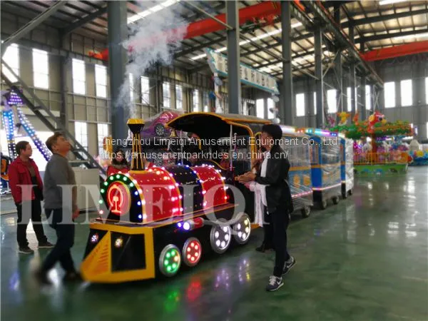 Amusement kids Trackless train