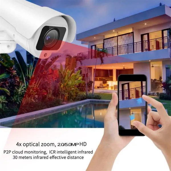 4 in 1 Hybrid 10X Zoom Security IR Bullet Video Surveillance PTZ CCTV Camera From CCTV Cameras Suppliers photo-4