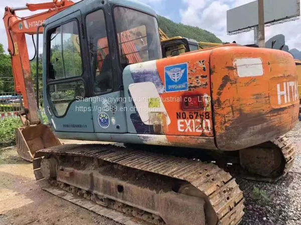 USED HITACHI EX120 ORIGINAL JAPAN HYDRAULIC EXCAVATOR photo-5