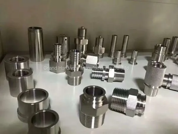 Stainless Steel 304 Bushing CNC Precision Turned Parts Connectors photo-3