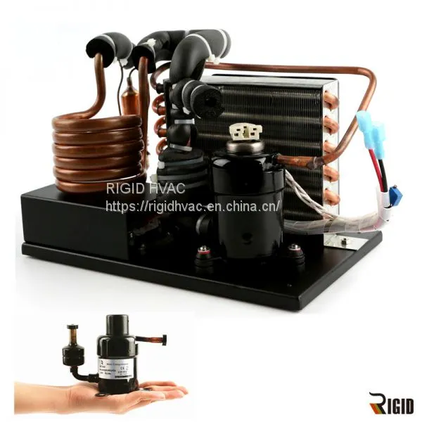 HVAC Company For R134A 12V DC Condensing Unit Mini Liquid Chiller Module for Liquid Cycle Cooling