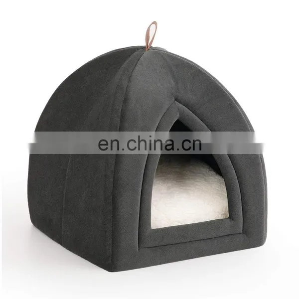 Cat Cave With Cushion Bed for Small Animals Cat Bed With Removable Washable Cat Supplies photo-6