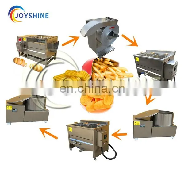 Semi Automatic 50kg Small Size Home Use French Fries Making Line photo-2