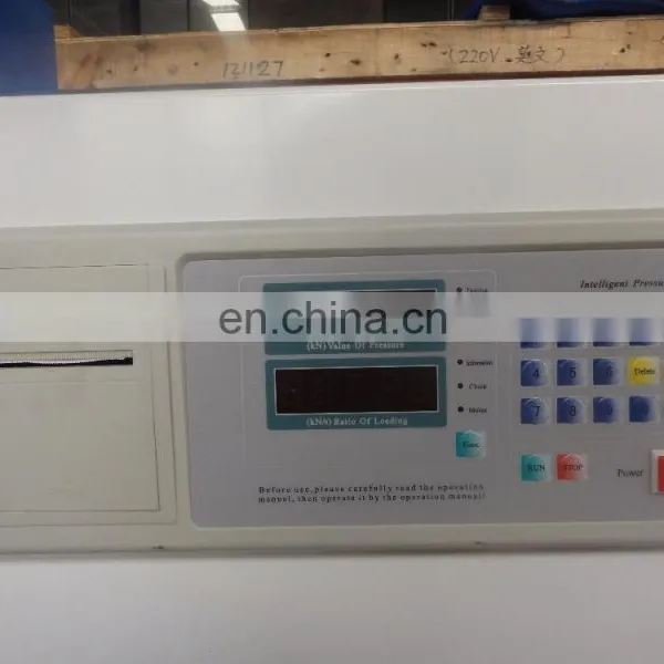 YES 2000 KN 200 TON Concrete Brick Mould /cement Block Testing Machine+compressive Test Equipment photo-6