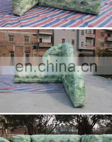 Australia Indoor Inflatable Archery Shooting Brick War Game Bunkers Team Building Equipment Army Paintball Bunker Obstacles Set photo-5