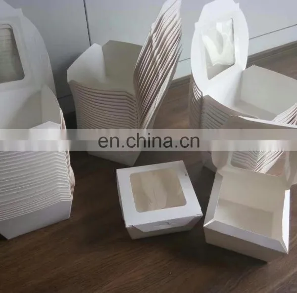 Xuanhai ZF800/1200 Auto Gluing Paper Take Away Fast Food Box Making Machine Price in Ruian China photo-5