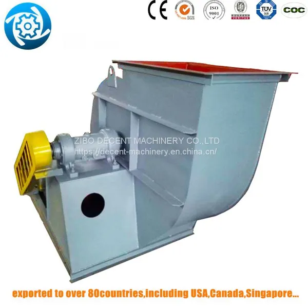 Cement Mill Fan V-belt Driving Backward Forced Draft Centrifugal Blower