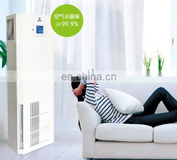 LCD Touch Control 24hour Air Cleaner Vertical Plasma Disinfection Purifier Fresh Air Ventilator photo-5