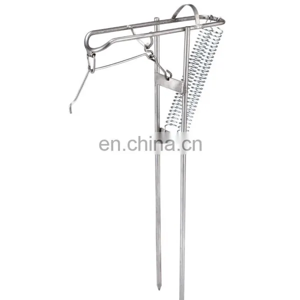 270G Automatic Spring Fishing Pole Holder Stainless Steel Fishing Rod Bracket