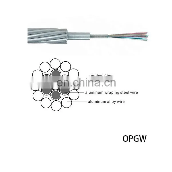 Uni-tube Opgw Single Mode Overhead Ground Wire Fiber Optic Cable G652d Communication 24 Core 2-6km Per Drum Aluminum Opgw-uni photo-3