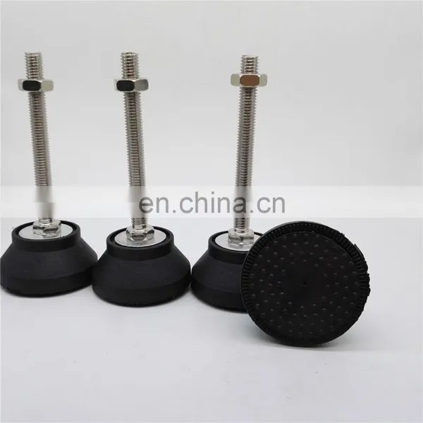 4Pcs 60/80mm Dia Nylon Adjustable Levelling Feet Base Fixed on Type Furn Anti-quake and Skid-proof photo-2