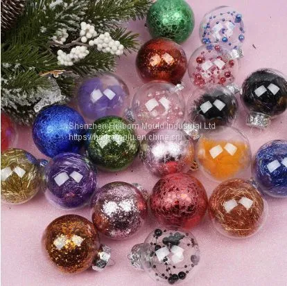Wholesale Custom Design Handmade Decorative Christmas Tree Ornament Hanging Glass Ball 8 10 mm photo-3