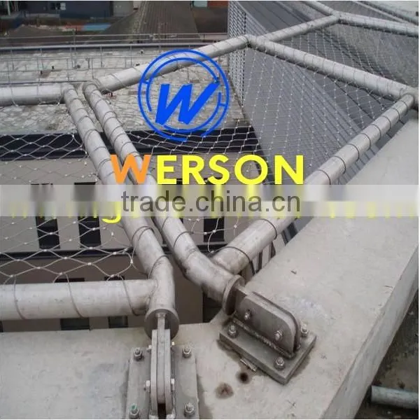 Stainless Steel Webnet Trellis for Balustrade, Green Walls | Generalmesh photo-3