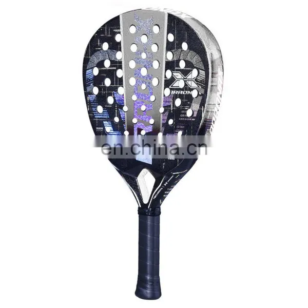 2024 Good Quality Padel Rackets Factory Padel Rackets Carbon Fiber Custom Design Paddle Professional Logo Round photo-2