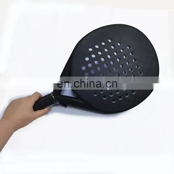 Wholesale Factory Carbon Fiber 3K 12K 18K Soft EVA Professional Carbon Padel Tennis Rackets photo-5