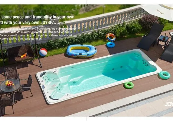 Oem Large Outdoor Swimming Spa Tub Endless Pool photo-5