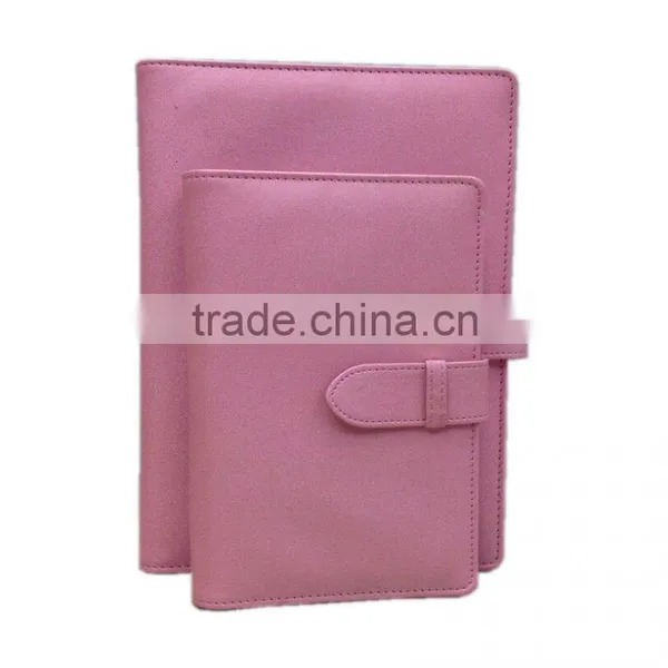 Loose Leaf Organizer Notebook With Magnetic Button photo-2