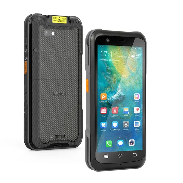 Cheapest Factory 5.5'' Android 10 2.0Ghz 4G Rugged PDA Mobile Phone Waterproof Rugged PDA Handheld Terminal With 2D Scanner NFC photo-2