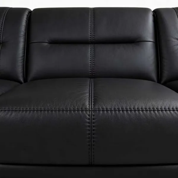 Modern Office Furniture Sofa Reception Leather Sofa Set photo-4