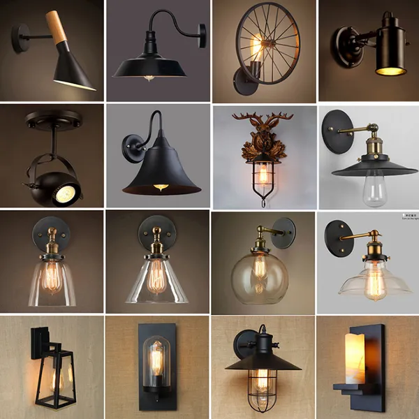 Vintage Wall Lamps Industrial Pipe Wall Sconce photo-2