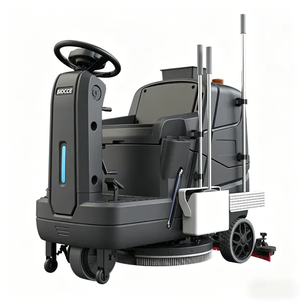 BIOCCE BC600 Ride-on Lithium Battery Floor Scrubber Cleaner