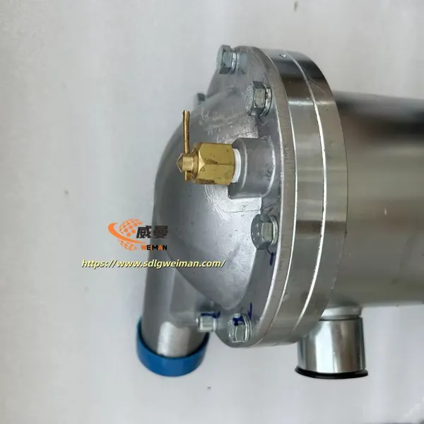 Origianl SDLG 4120006094 LG02S Transmission Oil Radiator for Wheel Loader LG953 LG955F Spare Parts photo-3