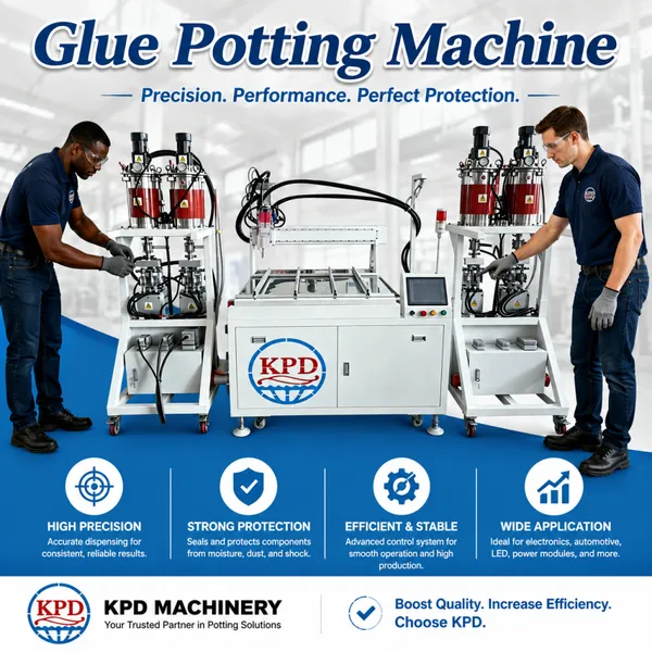 AB Two Component Liquid Epoxy Resin Automatic Machine Glue Dispenser Mixing Potting Filling Machine Robot